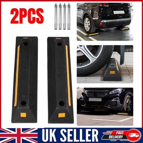 Parking wheel stopper - 2x,