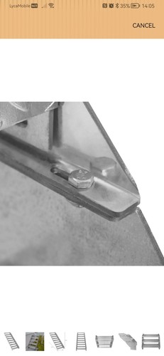 Metal galvanised silver - metal, steel