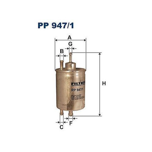 947 filtron fuel filter - pp,