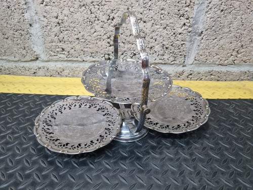 Vintage metal folding fruit - vintage,