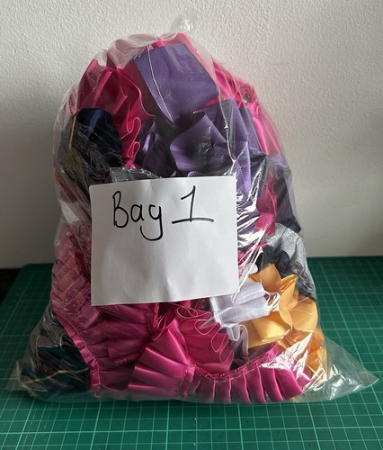 Bag pleated ribbon - bag,