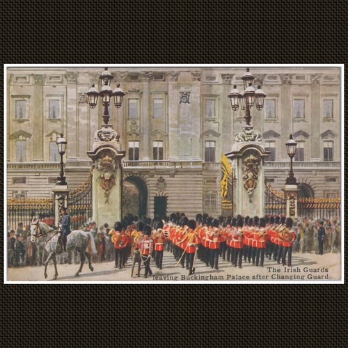 Irish guards buckingham palace - guards,