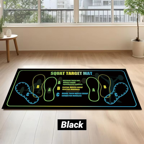 35x80cm two color squat mat - two,