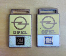 OPEL GM original 1970s enamelled keyrings, unmounted, seconds, new old stock