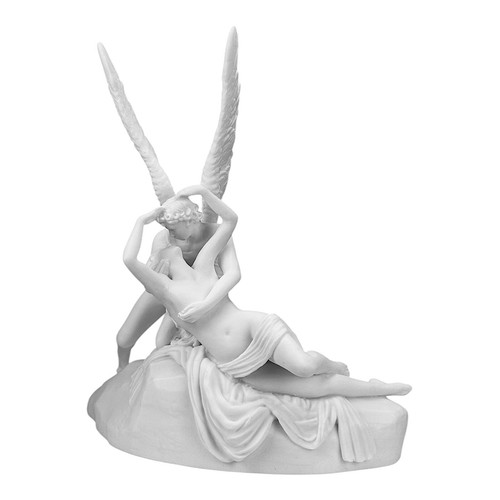 Cupid psyche cast marble - cast,
