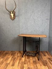 Singer Sewing Machine Cast Iron Base Table Desk