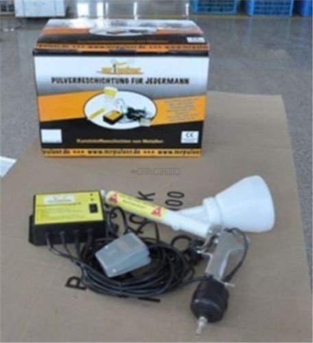 Portable powder coating - powder, system