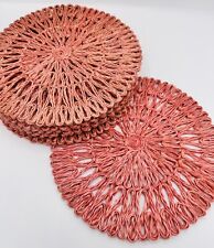 Vintage Bohemian Pink Jute