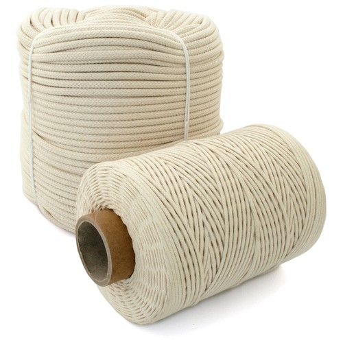 Natural cotton rope cord - natural, twine