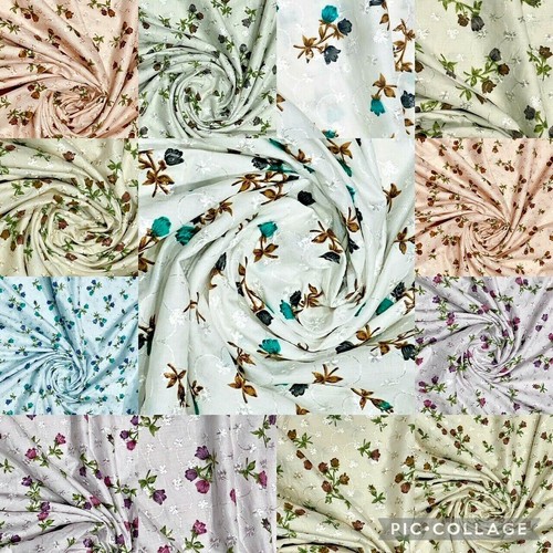 Floral broderie anglaise - broderie,