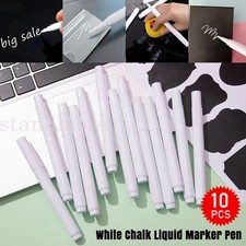 10 X White Chalk Liquid Marker