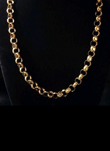 22inch 10mm 18ct gold plated - 22inch,