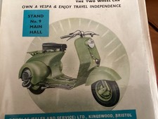 DOUGLAS VESPA 125cc PERIOD 1951 MOTORCYCLE ARTICLE
