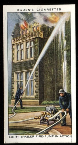 Tobacco card ogdens air raid - tobacco, card,