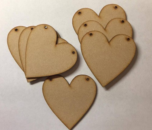 Wooden 75mm laser cut - wooden, (7.5cm)