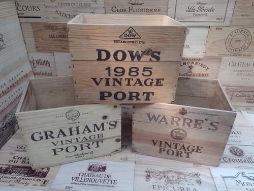 Wooden wine box crate - crate, ~