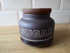 Hornsea Contrast  Sugar  Storage Jars  - very good condition