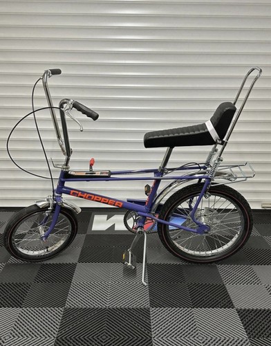Purple chopper bicycle banana - chopper,
