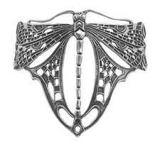 Dragonfly Bangle Art Nouveau Style 925 Sterling Silver English Hallmarks