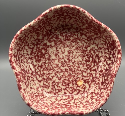 Roseville spongeware cranberry - roseville,