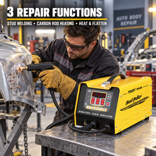 Car body dent repair - car, tools