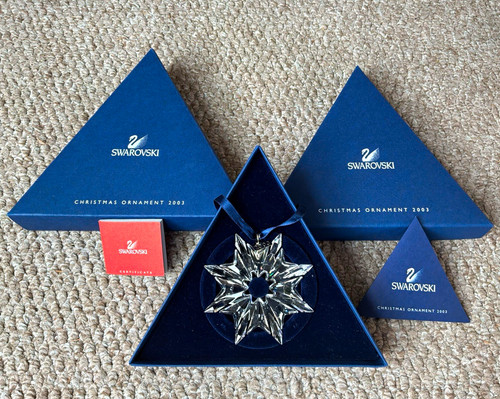 Swarovski 2003 christmas - swarovski,