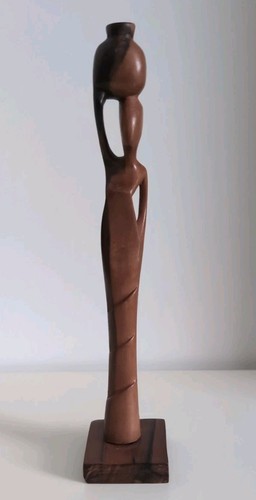 Hand carved african woman - african,