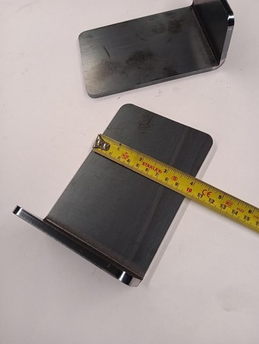 Steel angle brackets - brackets, thick