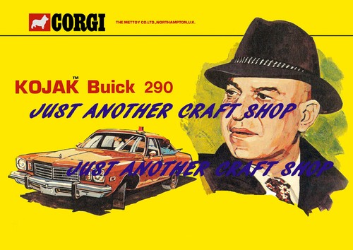 Corgi kojak buick police car - corgi,
