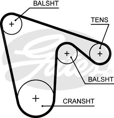 Genuine gates timing belt - genuine,