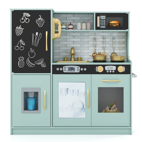 Kids pretend play kitchen - play,