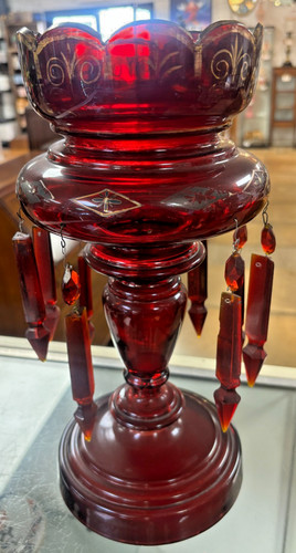 Antique victorian cranberry - victorian,