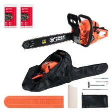 58cc 20" Petrol Chainsaw + 2 x