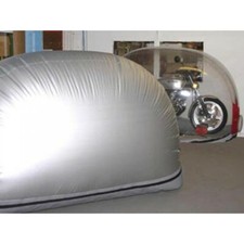 Carcoon Outdoor Bikebubble (Size Long) Silver - Motorcycle Storage / Cover