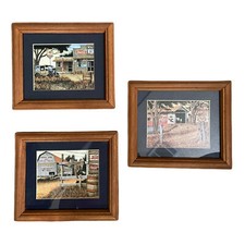 John Zed King Coca-Cola Gas Station Barn Country Scene Prints Alabama Artist