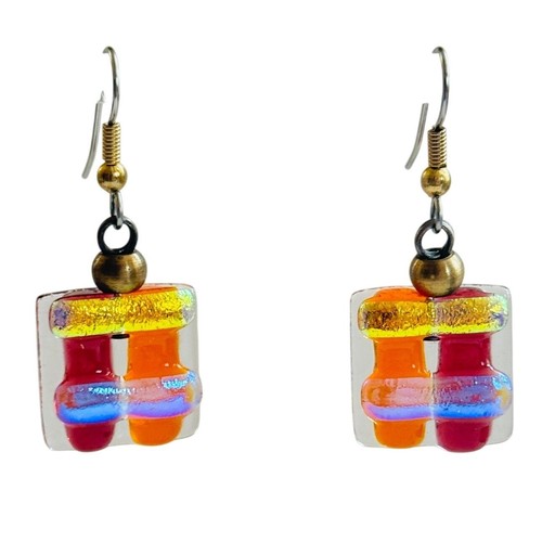 Vtg dichroic art glass - dichroic,