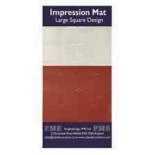 PME IMPRESSION MAT- LARGE SQUARE Design Fondant Embosser Cake Decoration