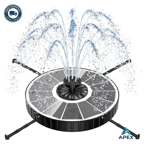Solar fountain outdoor - solar,