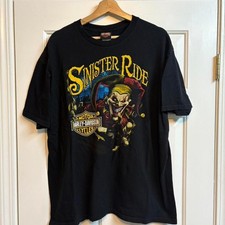2013 Harley Davidson Sinister Ride Clown Tshirt XL