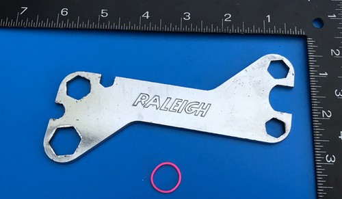 Vintage raleigh bike - raleigh, spanner