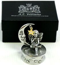 Tooth Fairy Box Moon & Star Fine English Pewter by A E Williams Birmingham Boxed