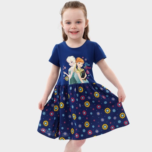 Girls blue navy disney frozen - blue,