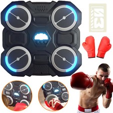 Smart Music Boxing Machine Kids Electronic Boxing Training Equipment with Gloves