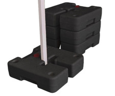 8x BLACK Hercules Gazebo Heavy