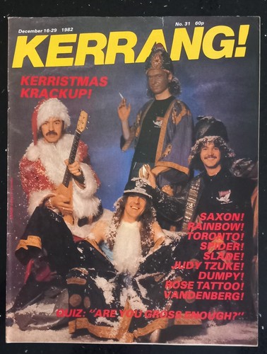 Vintage kerrang magazine - vintage,