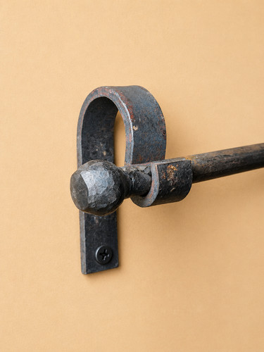 Hand hammered wrought iron - hammered,