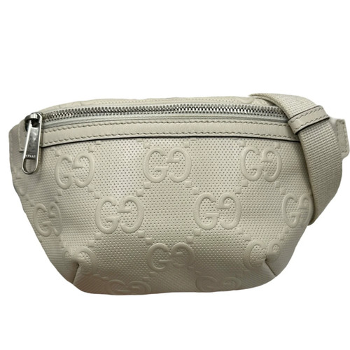 Gucci embossed belt bag - gg,