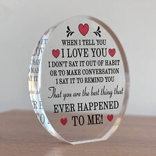Valentines Gifts For Boyfriend Girlfriend Romantic Anniversary Gift For Him Her