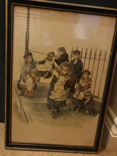 Victorian print ronald - print,