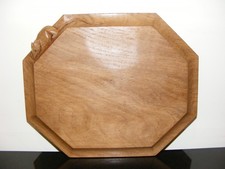 CLASSIC  ROBERT  MOUSEMAN  THOMPSON OAK  CARVED BREAD / CHOPPING BOARD- CRITTER